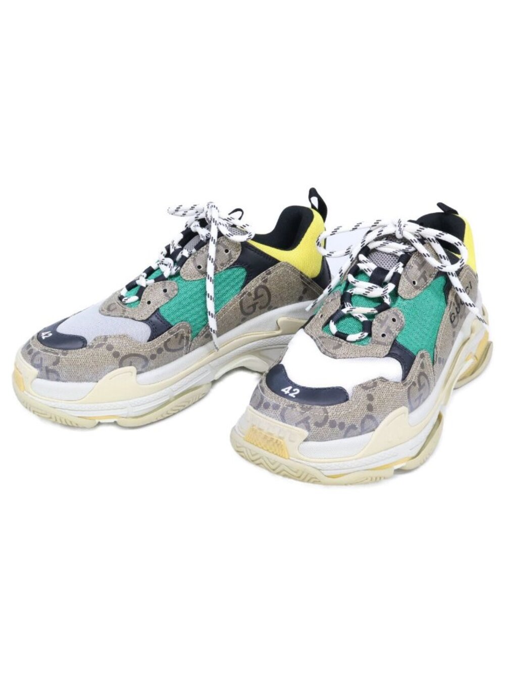 Gucci Balenciaga x the Hacker Project Triple S Sneakers
